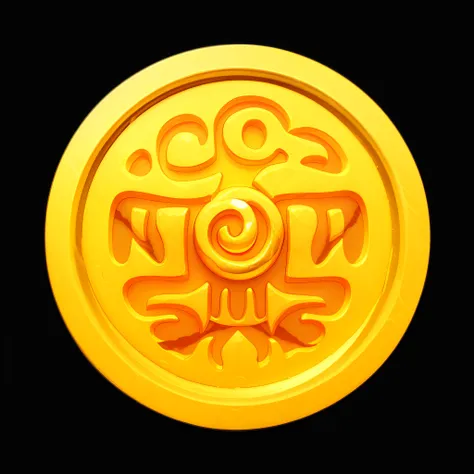 mayan,gold coins，gameicon，highest masterpiece，high qulity