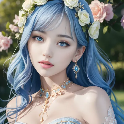 Absurd, Ultra-detailed, High quality, Detailed face, Beautiful eyes, Aphrodite was a vision of ethereal loveliness, radiates an enchanting aura that captivated everyone who saw her. She has an otherworldly elegance.、、had a charm that could shake even the m...