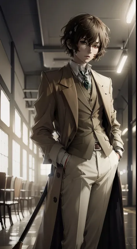 anime boy dazai standing