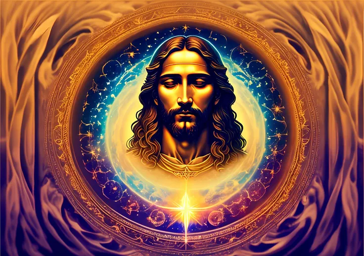 Jesus, the Philosopher of Wisdom"

description:
In this unique creation in SeaArt, we portray Jesus Christ as a philosopher of wisdom, Exploring the depths of human knowledge and understanding. With delicate strokes and evocative colors, This image capture...