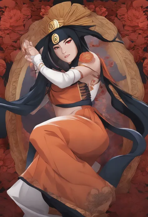 personagem Killer B de naruto: com vestido empregada anime