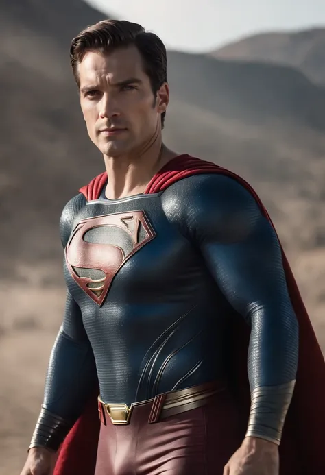 Oma lontra fofa vestindo uniforme do superman voando, 4k, hiper realista