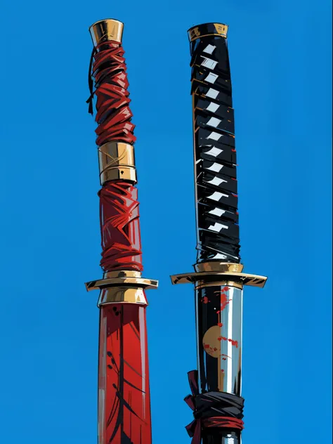 2 katanas, duas espadas japodenesas