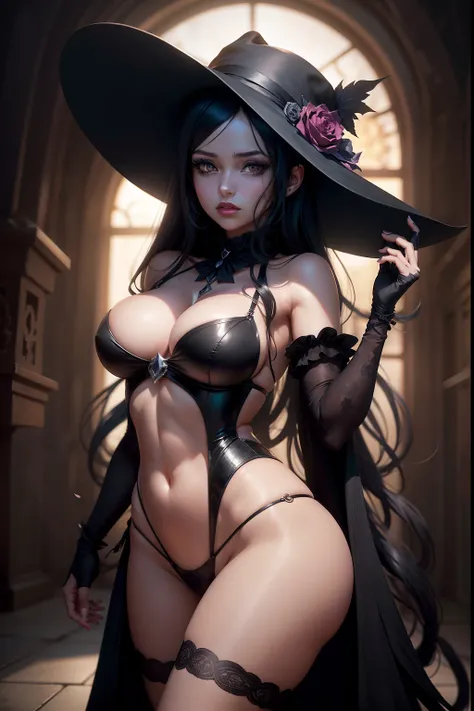 Anime girl with a hat and a rose in her hair, Albedo do anime Overlord, shalltear from overlord, albedo, Overlord, Gapmoe Yandere Grimdark, Retrato Gapmoe Yandere Grimdark, menina anime demon, shalltear bloodfallen, personagem bruxa escura, bruxa escura da...