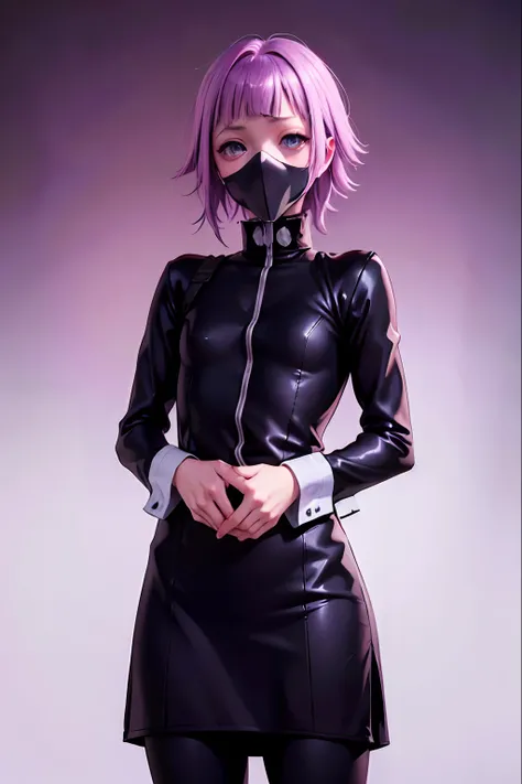 That he has a military uniform fights you and I have a gas mask that his eyes and his face come out well formed that I have a military combat suit that looks full body Crona only appears one person has purple hair that only appears Crona that the image app...