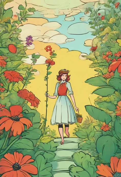 See, Im a very tiny ladybug, but that doesnt stop me from discovering the world around me. I love walking through the green leaves and climbing the colorful flowers. Every corner of my garden has something new and exciting waiting for me.