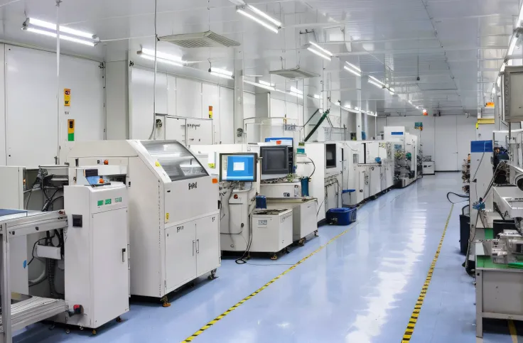 Arafeld Room，There are many machines and equipment inside, introduction factory photo, PV module factory, manufacturing, High-tech factory, Simulate a data processing plant, detailed factory, Superior quality, factory, High output value, Taoist, small manu...