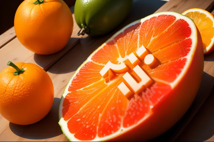 Logo ,fresh ,Juicy orange,from which the juice flows