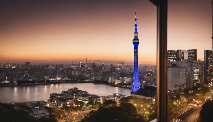 Includes Tokyo Skytree and Tokyo Tower、We will tell you the scene of Tokyo from 200 meters in the sky。From this perspective、Tokyo Skytree is located on the north side.、Its height and characteristic design catch the eye。Around Skytree、The atmosphere of the ...