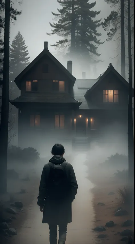 Horror、On a foggy night, A young writer gets lost in an old Western-style house in a quiet forest. He was traveling in search of inspiration, however、He was looking for a safe place with the arrival of night.