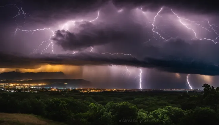 Giant hurricanes、Intense lightning、lightning、thunderbolt、Windstorm