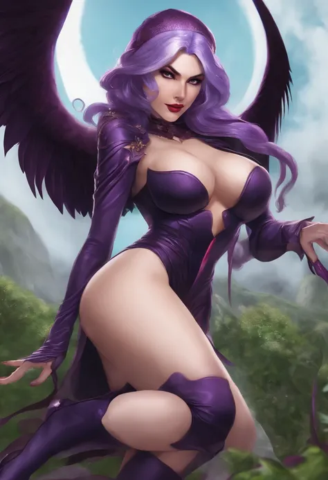 full body suits　huge tit　Big ass　seductiv　a smile　Obscene lines　Whip thighs　Morrigan Aensland　A queen　Playing with feet