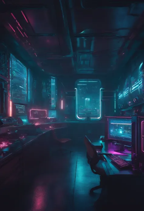 tecnologic, cyberpunk, background