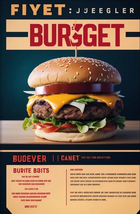 flyer: burger joint.