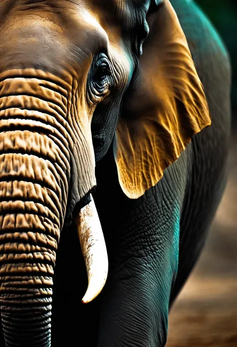 Photographer of elephant heads