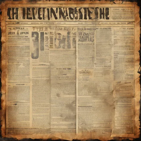 Newspaper paper grunge vintage old aged texture background