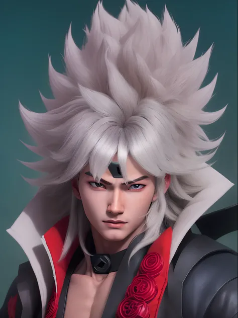 Hot profile picture, masterpiece, solo, extremely accurate rendering, cool beautiful Madara, reliable young man, savior of the world, simple design, best picture, 8K, red eyes pale, the same color as the original demon ninja.