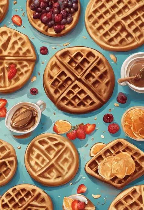 waffles desenhos