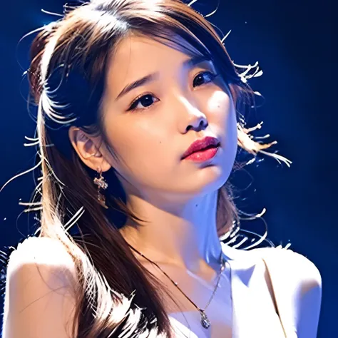 best quality, ultra high res, (photorealistic:1.4),1girl,iu,arms behind back, colorful, clear sharp focus,  soft lights, Intricate details,