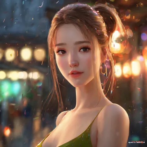 (Professional 3D rendering:1.3) of (Realistic:1.3) The most beautiful art in the world, Great place., Towering environment)), Full body 8k unity display, Action Shooter, skin pores, The light is very dark., Heavy Shading, Detailed, detailed face, (vibrant,...