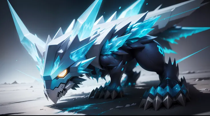 Digimon Elemental Skill Power Ice concept art fantasy