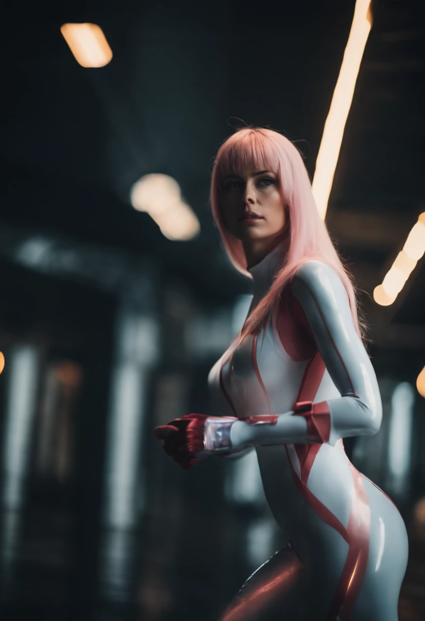 Zerotwo zieht ihren catsuit aus