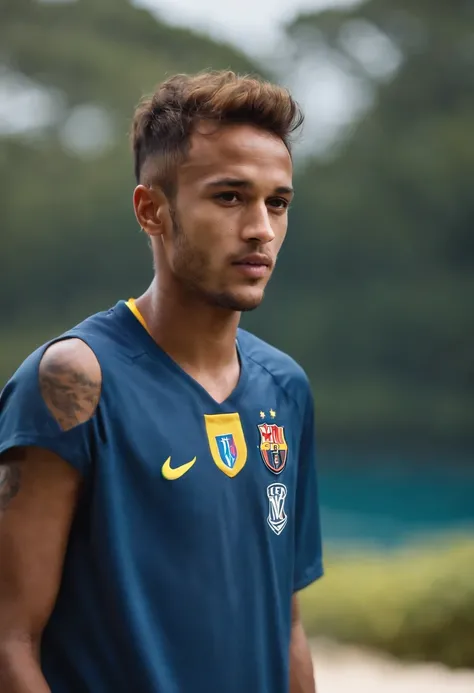 Neymar jr,pelado sem roupas em uma lagoa azul tropical. Sex. Showing Ass and Penis. Neymar jr