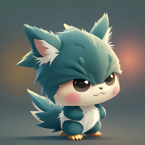 Pokemon Cute Little Ultra Realistic Anime Simonk, Chibi,without background、 adorable and fluffy, Logo Design, comic strip, cinematic lighting effect, A charming, 3D vector art, Cute and quirky, Fantasyart, bokeh dof, handdraw, digitial painting, Soft light...