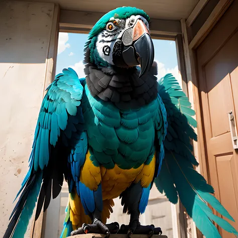 PHOTO OF A MACAW CANINDÉ