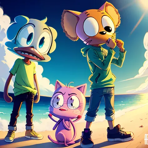 The amazing world of gumball in anime