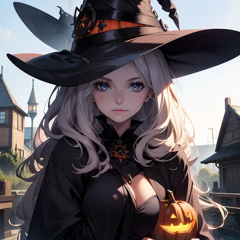 (1 girl in:1.4)、(Witch costume:1.5)、Halloween costumes、a beauty girl、15yo student、Super beautiful、8k、realisitic、HDTV、proffesional、HDR、top-quality、Super masterpiece、