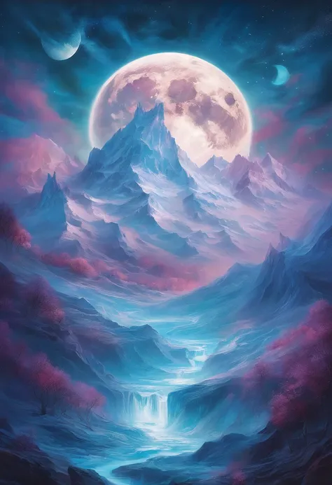 glacier，themoon