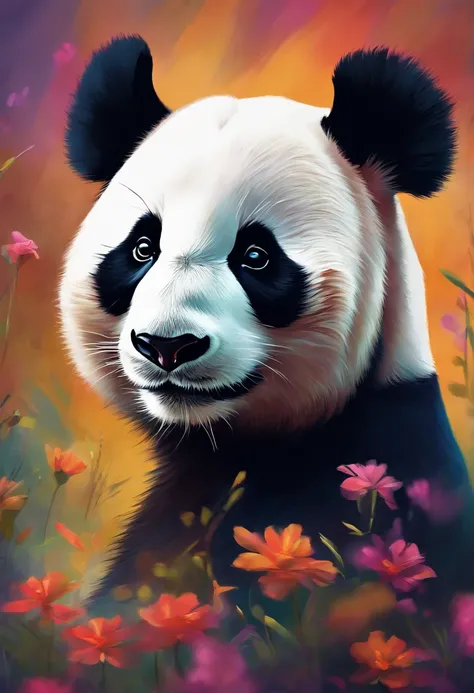 Please help me draw a panda