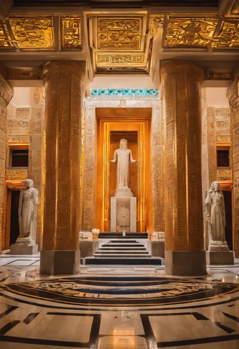 Inside the Temple,Stone statue of Socrates