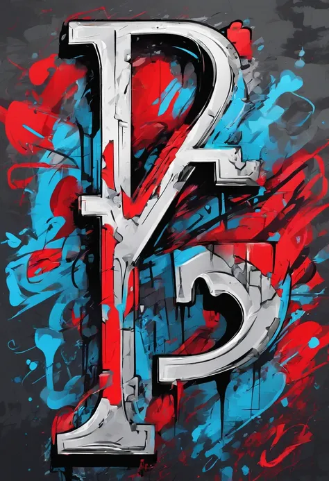 inscription, dark gray background, red and blue lights, letter L, letter I, letter H,letter A,letter N,letter A, letter F,letter I,sequentially,clear letters,easy to read