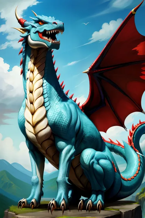 Very majestic and fierce dragon,Clear and realistic,With the color of Chinese gods