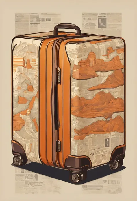 Luggage advertising