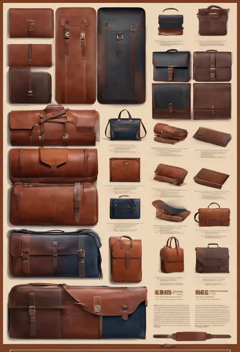 Leather goods advertising