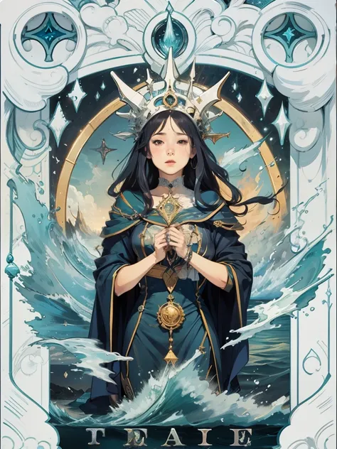 Tarot cards, personification of the sea