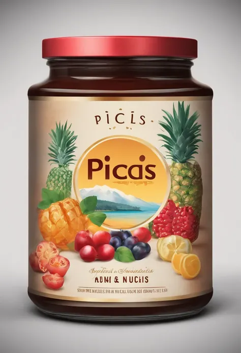 Make a logo for a jar of piclis