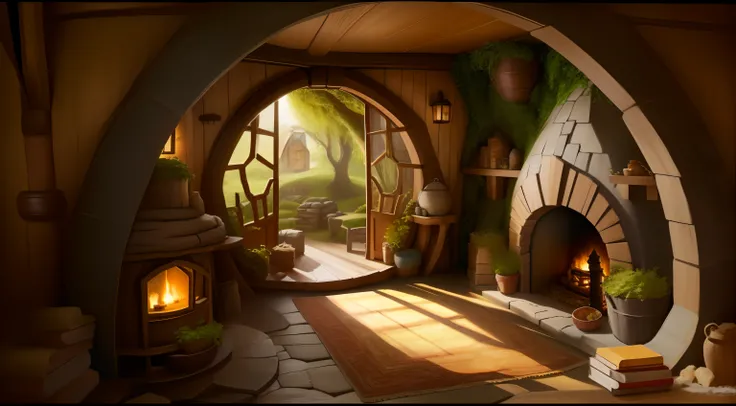 cozy hobbit house