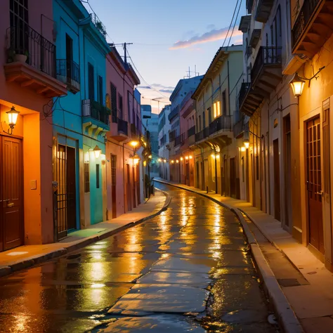 Immerse yourself in the charm of Old Havana. Cobblestone streets weave a narrative of history, alive with the echoes of bygone eras. At the heart of this scene, a gleaming vintage American car, a relic of days past, takes center stage. Its vibrant hues mir...