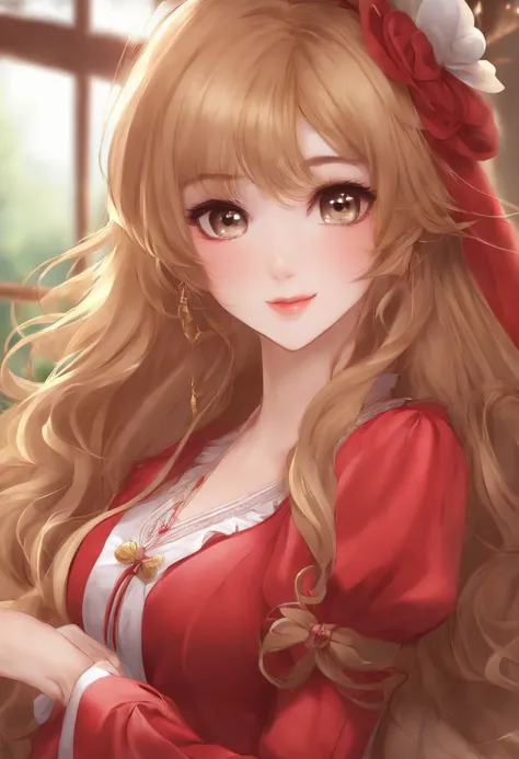 18 year old beautiful girl, big eyes, large breasts, petite and slender, 8K, top quality, (very detailed head: 1.0), (very detailed face: 1.0), (very detailed hair: 1.0), maid clothes, very detailed official artwork, anime moe art style, clean detailed ani...