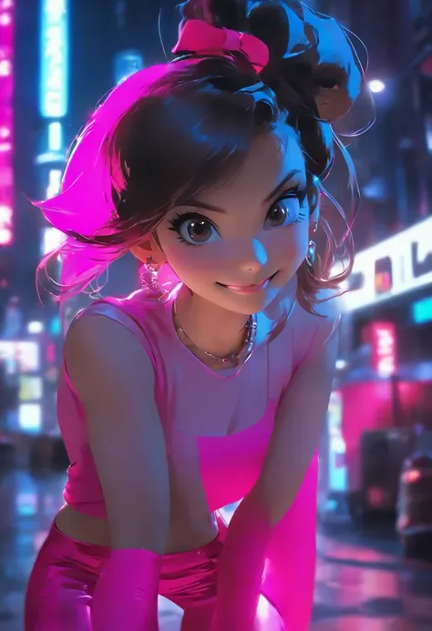 K, masutepiece, RAW photo, Best quality, Photorealistic, Highly detailed CG unity 8k wallpaper, depth of fields, Cinematic light, Lens flare, Ray tracing, (Extremely beautiful face, Beautiful lips, Beautiful eyes), intricate detail face,Cherry blossom city...