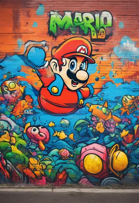 Underwater Mario