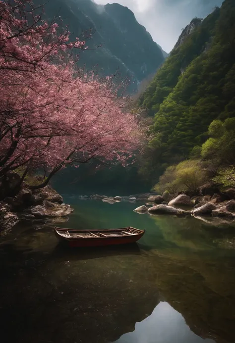 The water at Peach Blossom Lake is thousands of feet deep，Sending love to me is not as good as Wang Lun