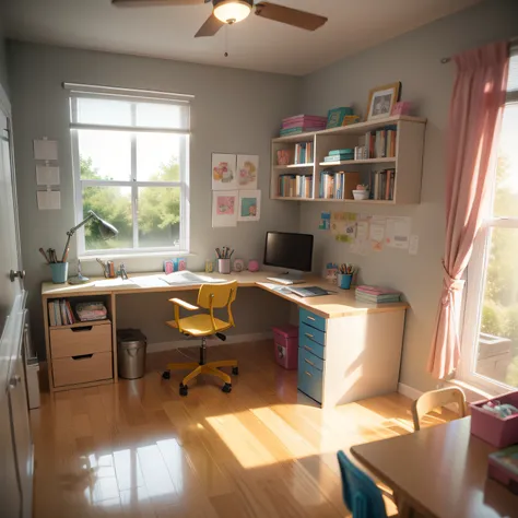 kids study room with Planning and Organization