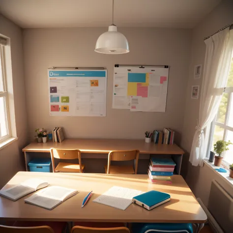 kids study room with Time Management