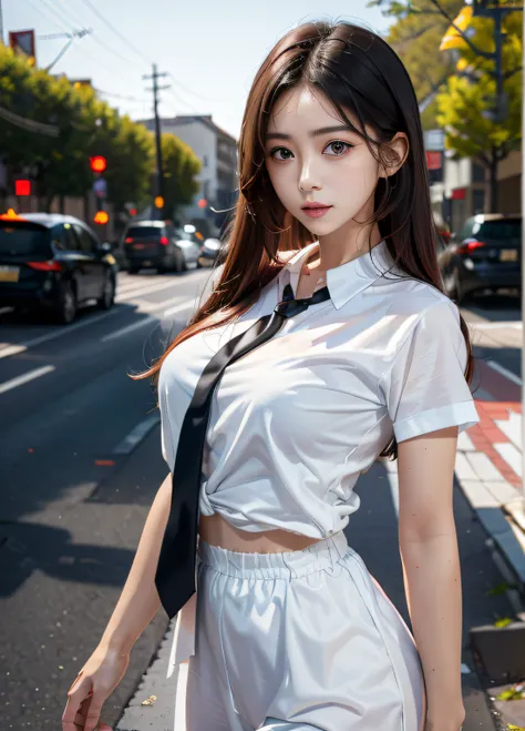 (8K, RAW photo, Best quality, Masterpiece:1.2),(Realistic, photo-realistic:1.37), ((Best quality)), 超高分辨率,Extremely detailed Cg Unity 8K wallpapers, Physically-based rendering,Cinematic lighting,Half body, (Bokeh:1.4), (((1girll))), shapely, (Slim waist),h...