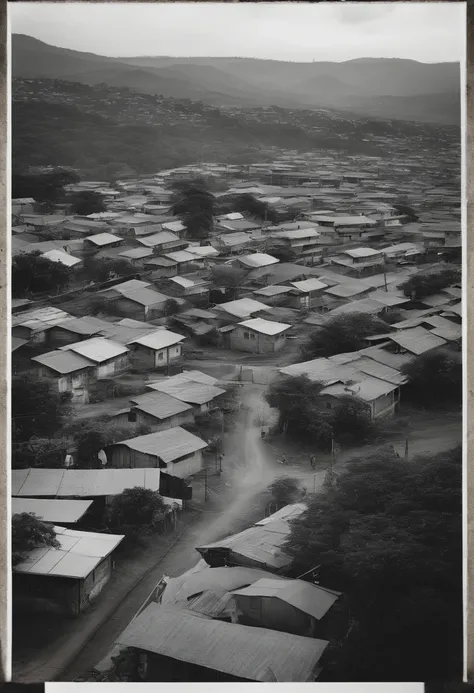 Create a pencil drawing image of the Pampulha region in Belo Horizonte, merging iconic sights with everyday life in shacks and clusters, Balancing architectural beauty with social reality.